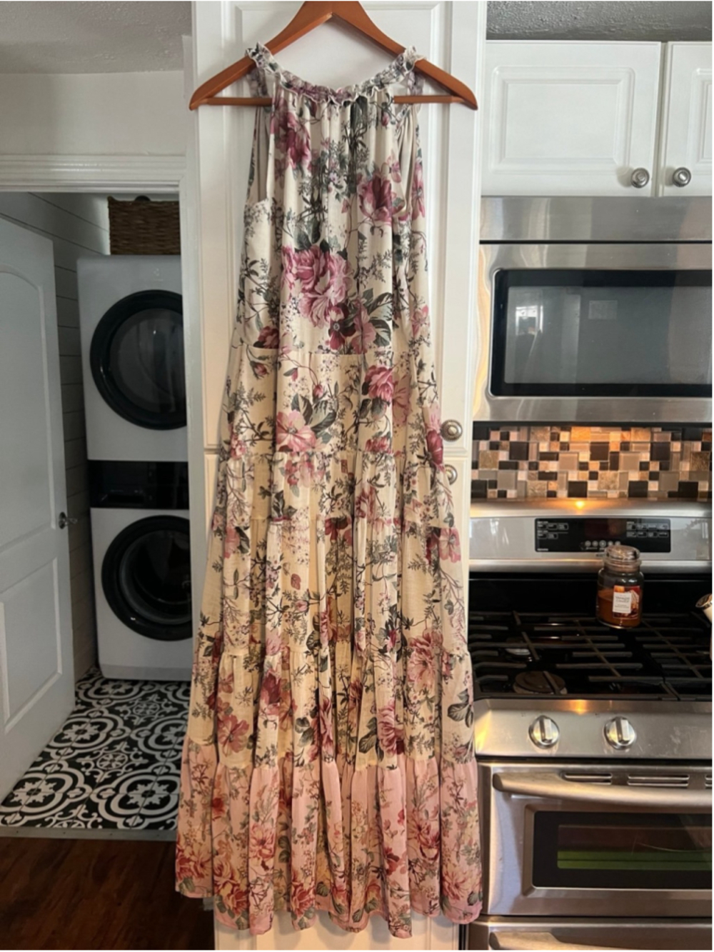 Super Natural by Secret Mission Emmeline Ruffle-Trim Maxi Dress - Picture 3 of 8